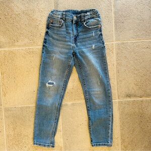 Zara Distressed Blue Jeans